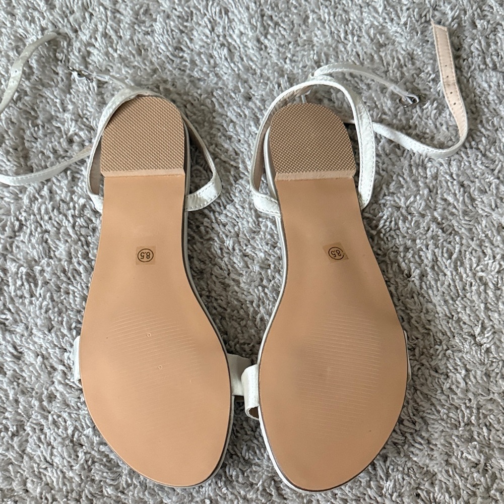 Kailee P.
Satin Flat Sandal with Ankle Strap - Picture 4 of 6